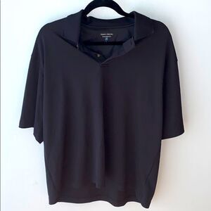 — Pebble Beach — Black Performance Polo 